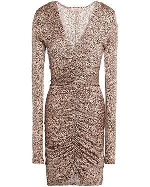 Twinset Vestito Corto - Marrone