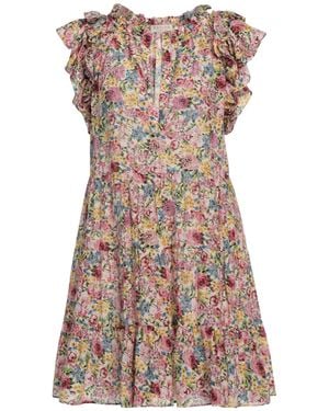 Anjuna Mini Dress Cotton, Silk - Brown