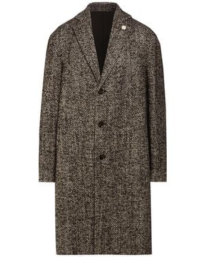 Lardini Coat Wool, Acrylic, Polyester, Nylon - Brown