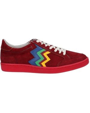 Missoni Brick Sneakers Soft Leather - Red