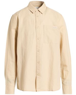 Calvin Klein Shirt Linen, Cotton - Natural