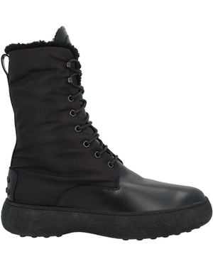 Tod's Ankle Boots Leather, Nylon - Black