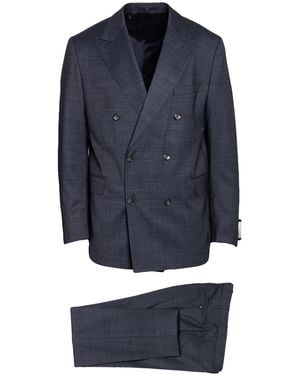 EDUARD DRESSLER Suit Virgin Wool - Blue