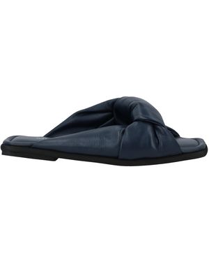 MAISON ROUGE Venezia Sandals Soft Leather - Blue