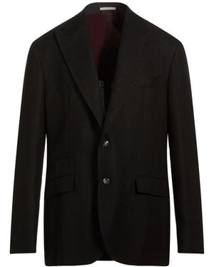 Brunello Cucinelli Blazer Linen, Silk, Wool, Cotton - Black
