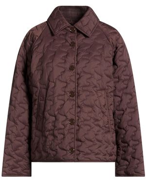 Pinko Plumífero Y Acolchado - Marrón
