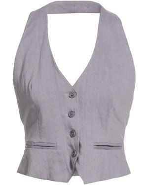 Jucca Top Linen, Viscose, Elastane - Gray