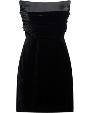 Amen Mini Dress Viscose, Silk - Black