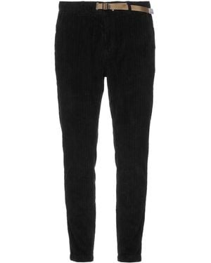 White Sand Pants Cotton - Black
