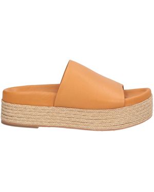Paloma Barceló Camel Espadrilles Leather - Multicolour
