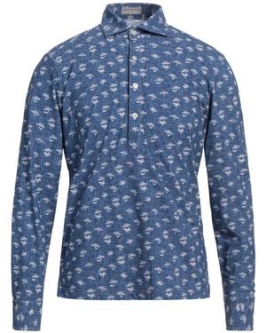 Ghirardelli Next Slate Shirt Polyamide, Elastane - Blue