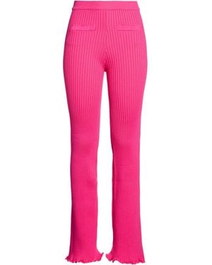 Rabanne Fuchsia Trousers Cotton, Elastane - Pink