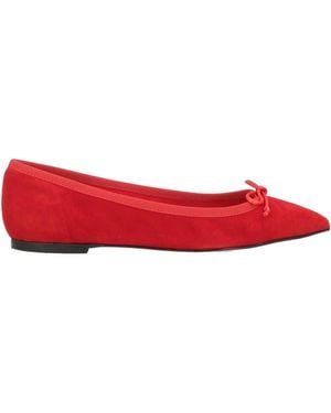 Status Ballet Flats - Red