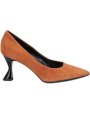 Doop Tan Pumps Leather - Brown