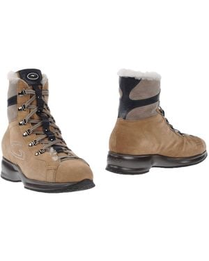 Alberto Guardiani Camel Ankle Boots Soft Leather, Shearling - Natural