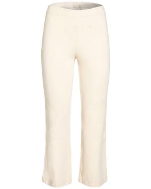 1 One Cream Pants Viscose, Polyamide, Elastane - Natural