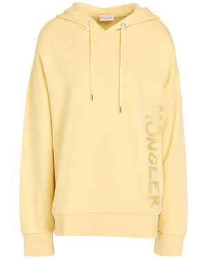 Moncler Pastel Sweatshirt Cotton, Polyamide - Yellow