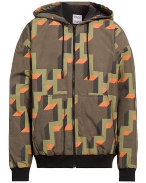 Marcelo Burlon Jacket Polyamide, Cotton, Elastane - Gray