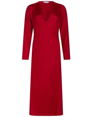 Guglielminotti Midi Dress Viscose - Red
