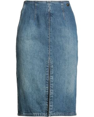Elisabetta Franchi Denim Skirt Cotton - Blue