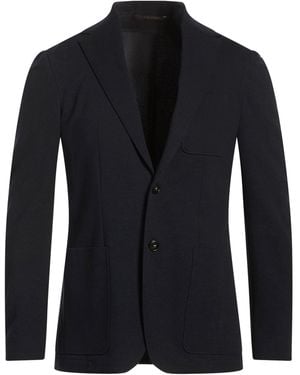 Canali Blazer Cotton, Polyamide, Elastane - Blue