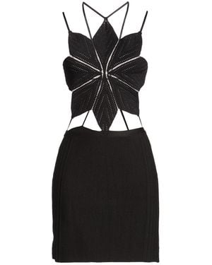 Givenchy Mini Dress Viscose, Silk, Polyester, Polyamide, Elastane - Black