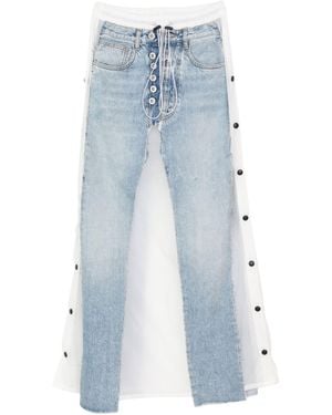 Unravel Project Maxi Skirt - Blue