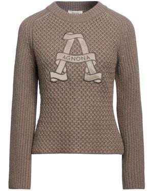 Agnona Sweater Cashmere - Brown