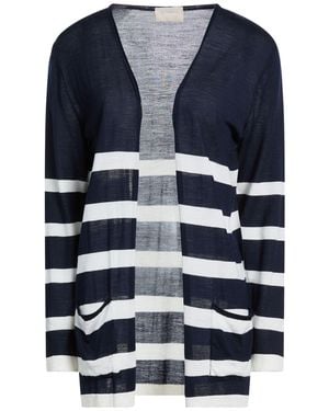 Drumohr Cardigan Viscose, Virgin Wool - Blue