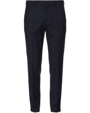 Department 5 Pants Polyester, Viscose, Elastane - Blue