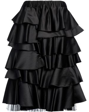 Comme des Garçons Midi Skirt Polyester, Nylon - Black