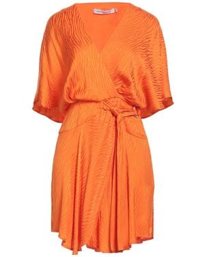 SIMONA CORSELLINI Mini Dress Viscose - Orange