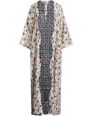Rianna + Nina Maxi Dress Silk - White
