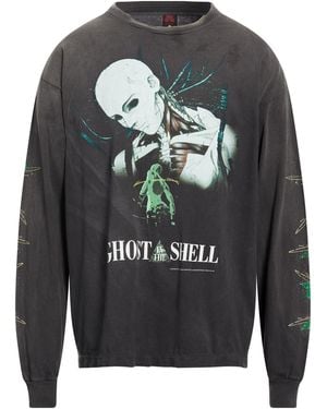 Saint Michael Charcoal T-Shirt Cotton - Grey