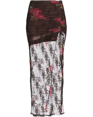 Bec & Bridge Maxi Skirt Nylon, Elastane - Multicolor