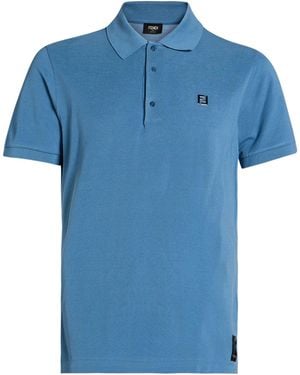 Fendi Polo Shirts - Blue