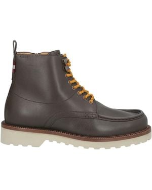 Bally Charcoal Ankle Boots Calfskin - Brown