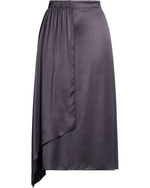 Peserico Midnight Midi Skirt Viscose - Purple