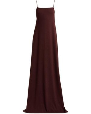 ワンピース FABIANA FILIPPI Woman Dress Butter ABD215F169L596 0145 Stretch viscose and linen dress, taupe for Women | Fabiana