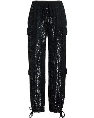 P.A.R.O.S.H. Trousers Viscose, Pvc - Black