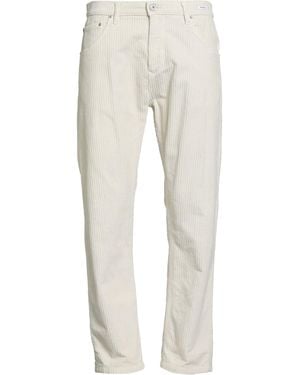 UNIFORM Ivory Pants Cotton, Elastane - White