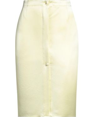 Isabelle Blanche Midi Skirt Acetate, Polyester - Yellow