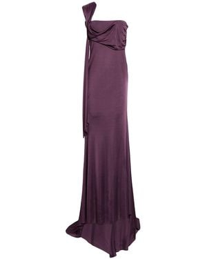 GIUSEPPE DI MORABITO Maxi Dress Viscose - Purple