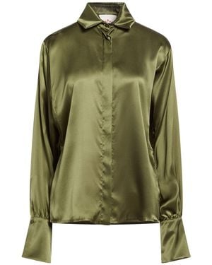 Crida Milano Military Shirt Silk - Green
