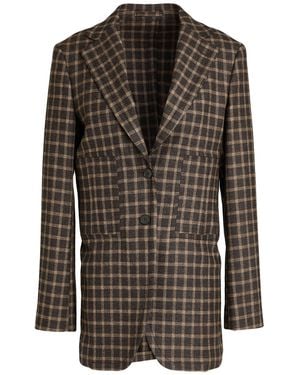 Lardini Blazer Virgin Wool, Polyester, Viscose, Elastane - Brown