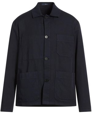 Drumohr Midnight Jacket Cotton, Elastane - Blue
