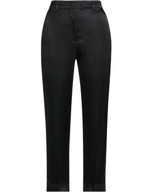 Pomandère Trousers Cupro, Modal - Black