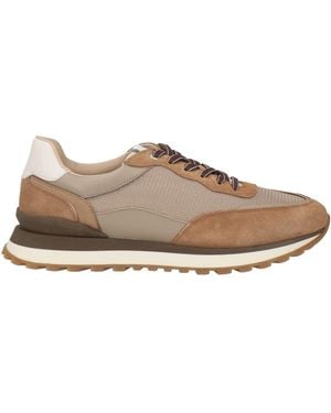 Baldinini Camel Sneakers Leather - Brown