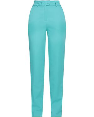 Cristinaeffe Trousers Polyester, Elastane - Blue