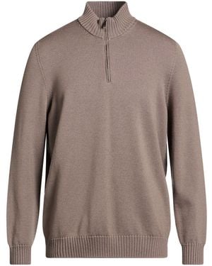 Drumohr Turtleneck Merino Wool - Brown